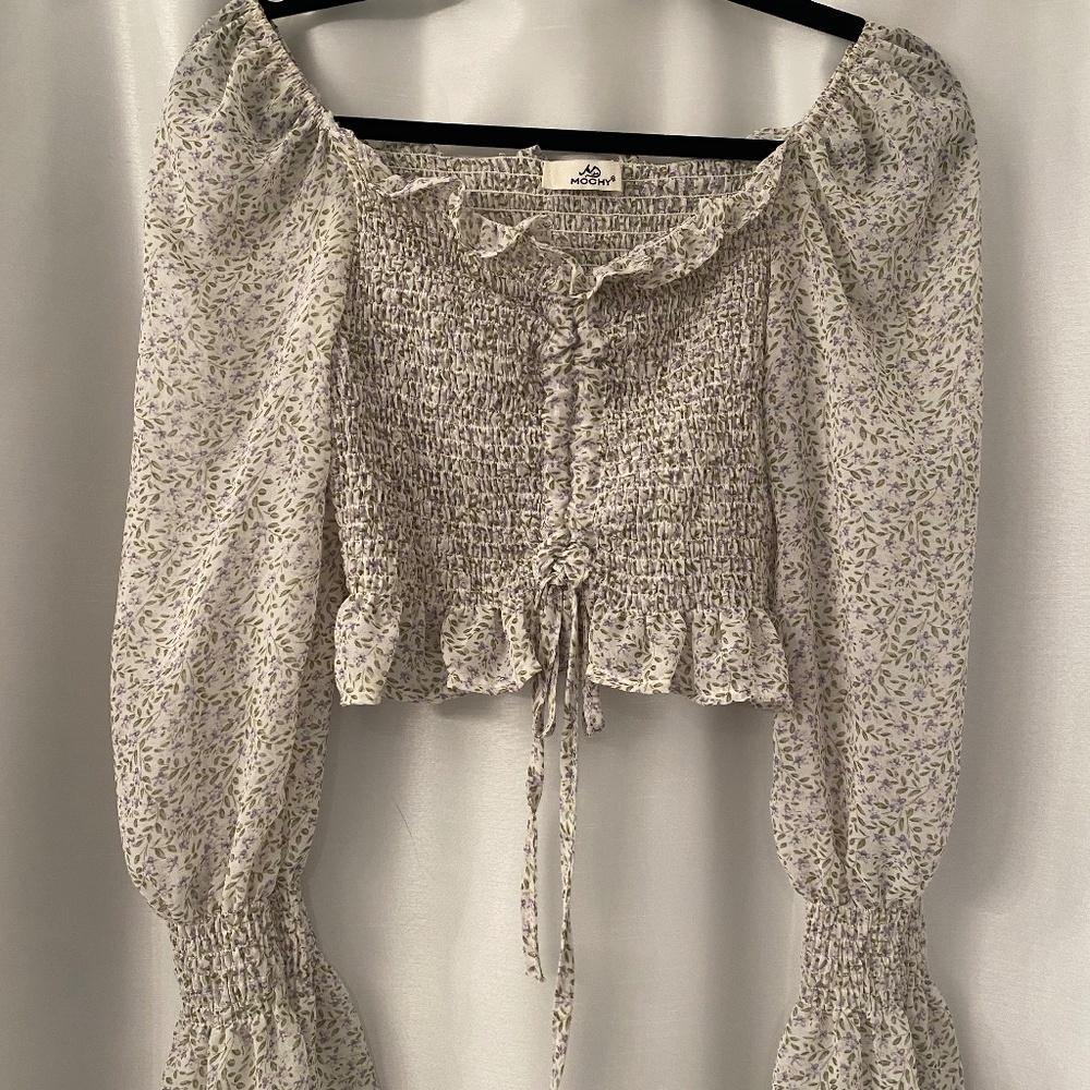 Mochy Ruched body crop top